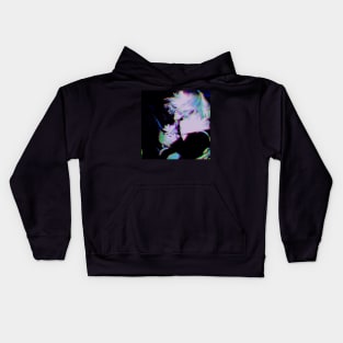 SCUM - Glitch Art Party Trippy Portrait Kids Hoodie